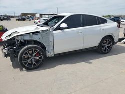 Salvage cars for sale at Grand Prairie, TX auction: 2021 BMW X6 M50I