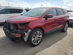 Salvage cars for sale from Copart Indianapolis, IN: 2017 Ford Edge Titanium