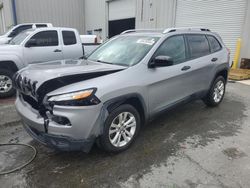 Salvage cars for sale at Savannah, GA auction: 2015 Jeep Cherokee Sport