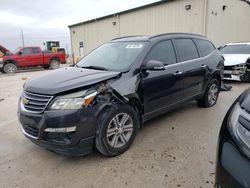 Salvage cars for sale at Haslet, TX auction: 2017 Chevrolet Traverse LT