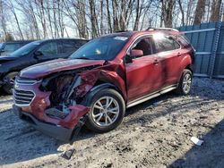 Salvage cars for sale from Copart Candia, NH: 2017 Chevrolet Equinox LT