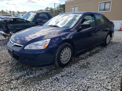 Honda Accord salvage cars for sale: 2007 Honda Accord Value