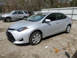 Toyota Corolla l salvage cars for sale: 2017 Toyota Corolla L