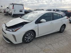 Toyota Prius LE salvage cars for sale: 2020 Toyota Prius LE