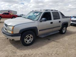 Salvage cars for sale at Amarillo, TX auction: 2004 Chevrolet Avalanche C1500