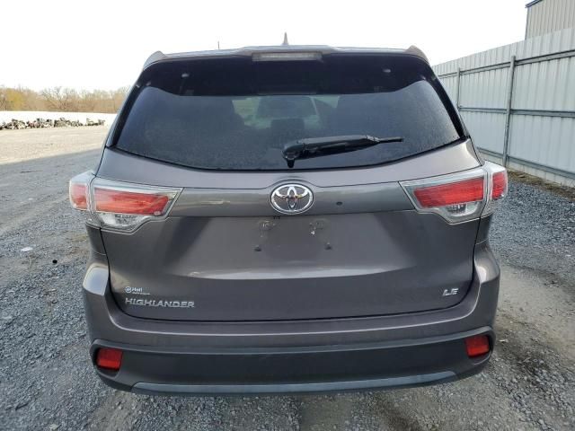 2016 Toyota Highlander LE