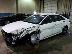 Salvage cars for sale at Woodhaven, MI auction: 2024 Hyundai Elantra SEL