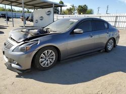 Salvage cars for sale at Fresno, CA auction: 2013 Infiniti G37 Base