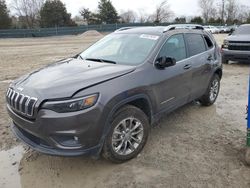 Jeep salvage cars for sale: 2019 Jeep Cherokee Latitude Plus