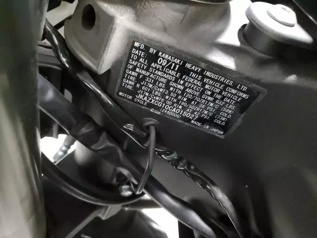 2012 Kawasaki ZX1000 G