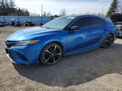 Salvage cars for sale from Copart Ontario Auction, ON: 2018 Toyota Camry XSE
