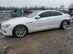 Salvage cars for sale at Hillsborough, NJ auction: 2013 BMW 640 I