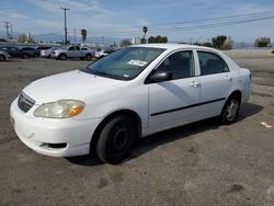 Salvage cars for sale at Colton, CA auction: 2007 Toyota Corolla CE