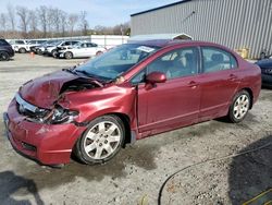 Salvage cars for sale from Copart Spartanburg, SC: 2010 Honda Civic LX