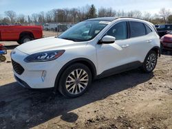 Salvage cars for sale at Chalfont, PA auction: 2022 Ford Escape Titanium