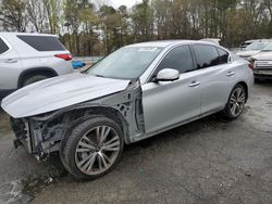 Infiniti salvage cars for sale: 2018 Infiniti Q50 Luxe