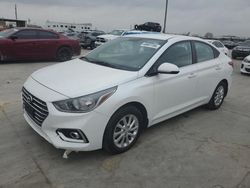 Salvage cars for sale at Grand Prairie, TX auction: 2019 Hyundai Accent SE