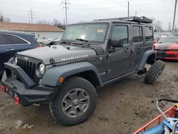 Vehiculos salvage en venta de Copart Columbus, OH: 2018 Jeep Wrangler Unlimited Rubicon
