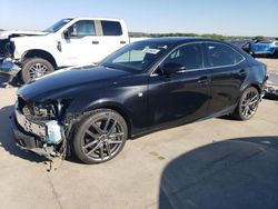 Salvage cars for sale from Copart Grand Prairie, TX: 2020 Lexus IS 300 F-Sport
