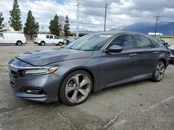 Salvage cars for sale from Copart Rancho Cucamonga, CA: 2018 Honda Accord Touring