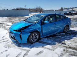 Salvage cars for sale from Copart Albany, NY: 2019 Toyota Prius