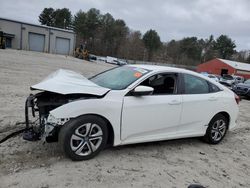 Salvage cars for sale from Copart Mendon, MA: 2017 Honda Civic LX