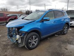 Toyota Rav4 XLE salvage cars for sale: 2016 Toyota Rav4 XLE