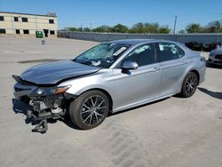Salvage cars for sale at Wilmer, TX auction: 2021 Toyota Camry SE