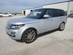 Salvage cars for sale at Kansas City, KS auction: 2017 Land Rover Range Rover Supercharged