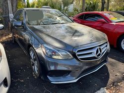 Salvage cars for sale from Copart Midway, FL: 2014 Mercedes-Benz E 350