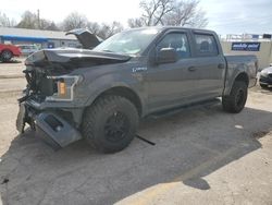 Salvage cars for sale at Wichita, KS auction: 2018 Ford F150 Supercrew
