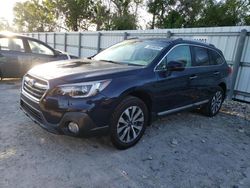 Salvage cars for sale from Copart Riverview, FL: 2018 Subaru Outback Touring