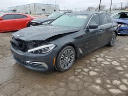 Salvage cars for sale from Copart Chicago Heights, IL: 2018 BMW 540 XI