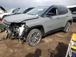 Jeep salvage cars for sale: 2022 Jeep Compass Limited