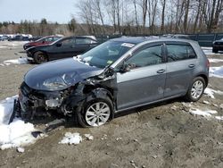 Salvage cars for sale from Copart Candia, NH: 2016 Volkswagen Golf S/SE