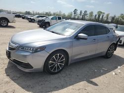 Salvage cars for sale at Houston, TX auction: 2015 Acura TLX Tech