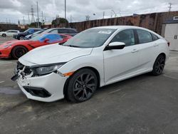 Salvage cars for sale from Copart Wilmington, CA: 2019 Honda Civic Sport