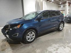 Salvage cars for sale from Copart Leroy, NY: 2017 Ford Edge SEL