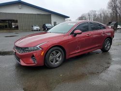 Salvage cars for sale at East Granby, CT auction: 2021 KIA K5 LXS