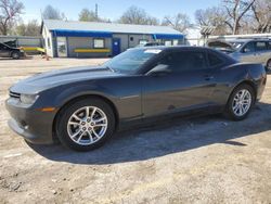 Salvage cars for sale from Copart Wichita, KS: 2015 Chevrolet Camaro LS