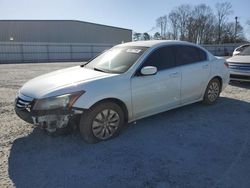 Salvage cars for sale at Gastonia, NC auction: 2012 Honda Accord LX