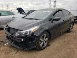 Salvage cars for sale from Copart Elgin, IL: 2018 KIA Forte LX