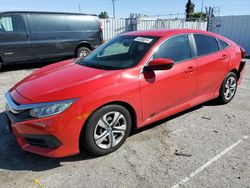 Honda salvage cars for sale: 2017 Honda Civic LX