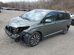 Toyota Sienna XLE salvage cars for sale: 2018 Toyota Sienna XLE