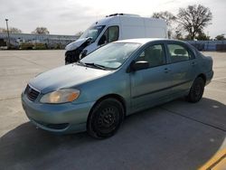 Toyota Corolla salvage cars for sale: 2007 Toyota Corolla CE