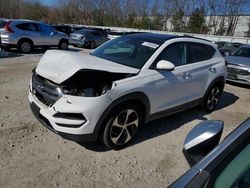Salvage cars for sale at North Billerica, MA auction: 2016 Hyundai Tucson Limited