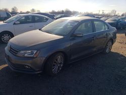 Salvage cars for sale at Hillsborough, NJ auction: 2016 Volkswagen Jetta SEL