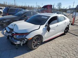 Honda salvage cars for sale: 2021 Honda Civic EX