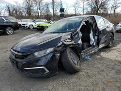 Salvage cars for sale at Marlboro, NY auction: 2021 Honda Civic LX