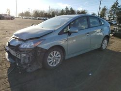 Vehiculos salvage en venta de Copart Denver, CO: 2012 Toyota Prius PLUG-IN